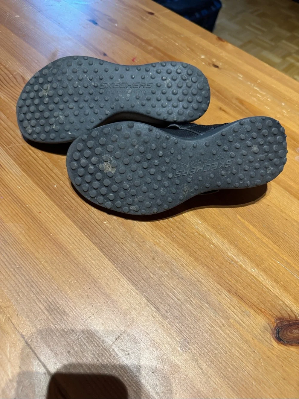 Skechers Black Mary Jane Shoes with Teal Insole